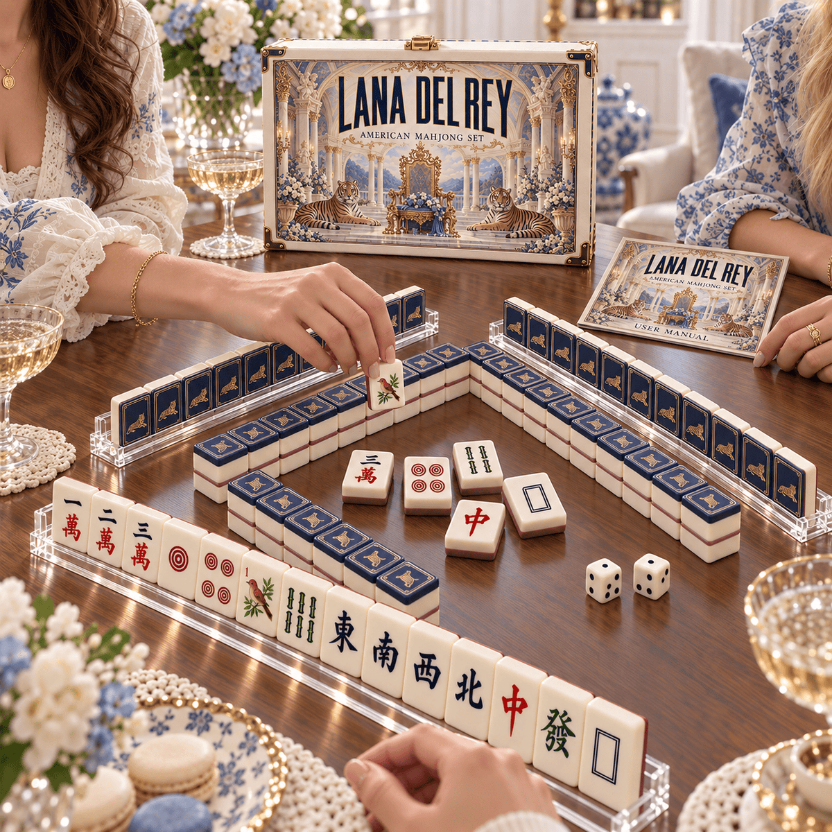 Premium LDR Mahjong Tiles Set TTMH