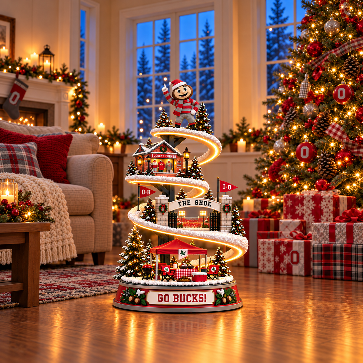 OSB Premium Illuminated Christmas Village NHVH
