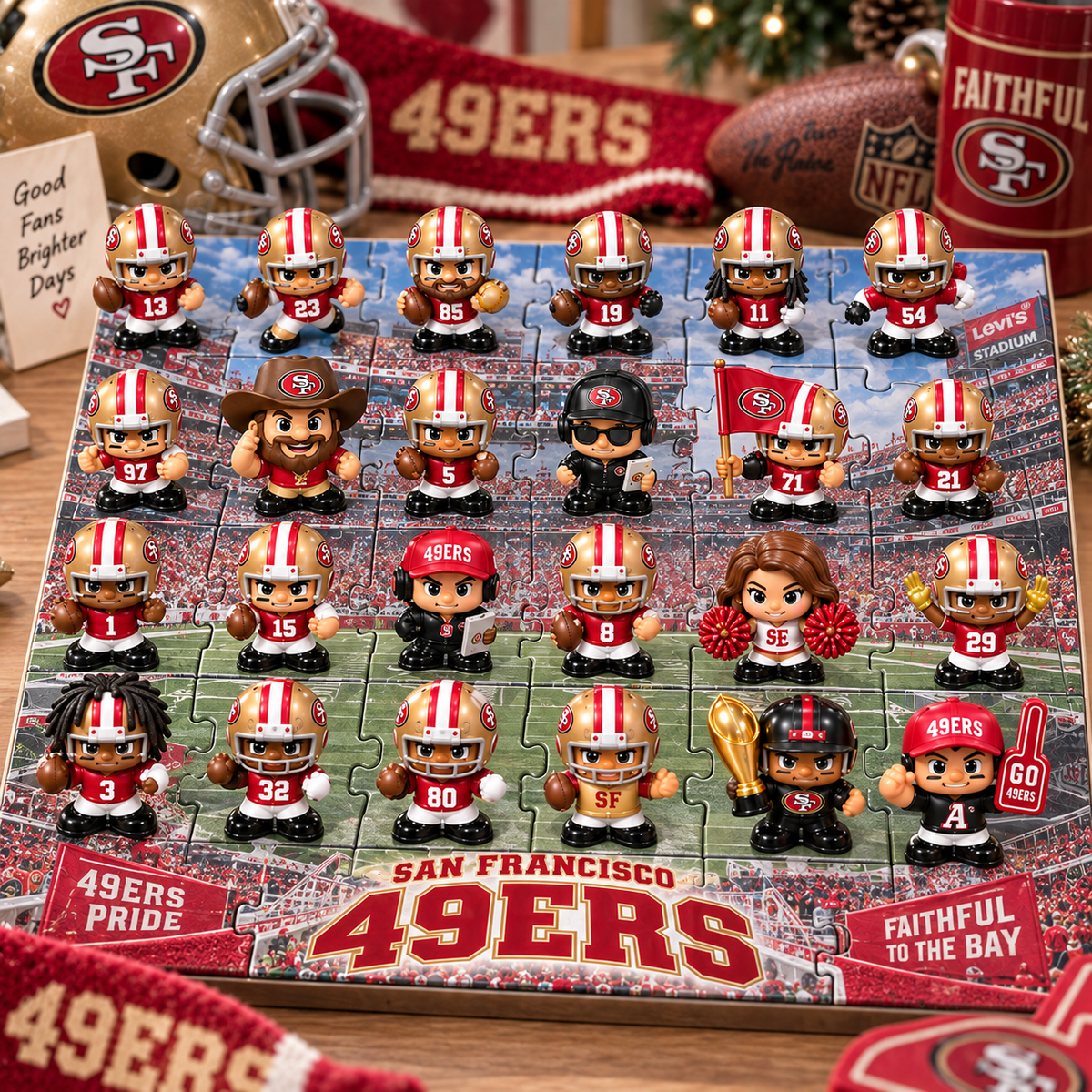 SF49 Premium 24-Day Mini Figure Advent Calendar NTNA