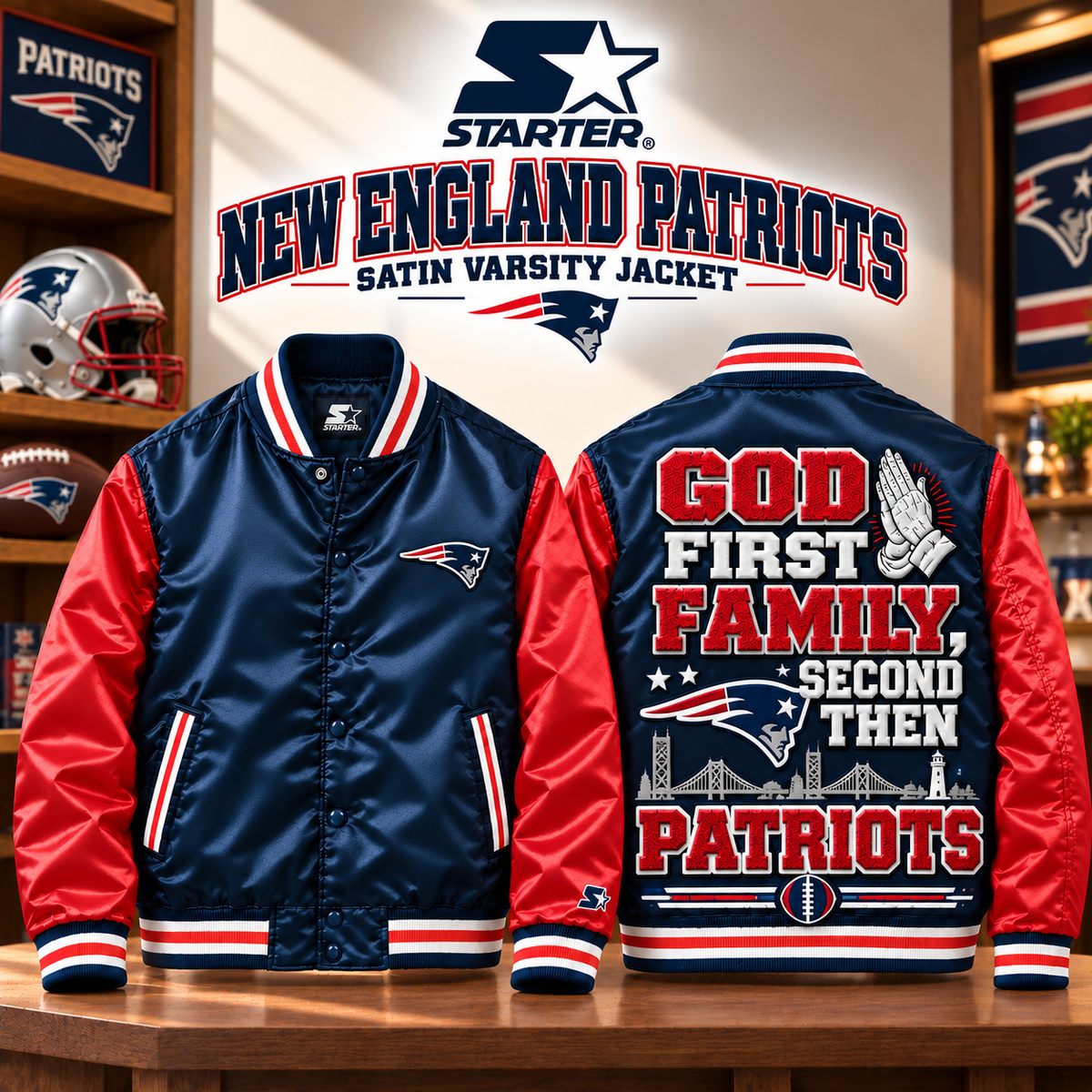 NEP Premium Varsity Bomber Jacket BMD