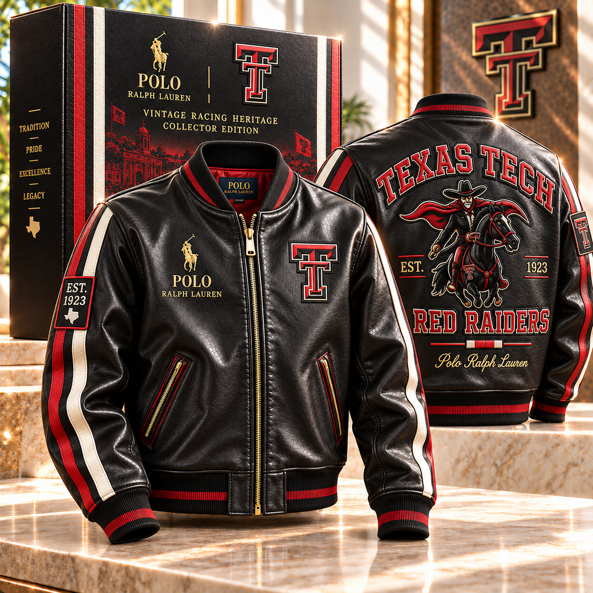 TTRR PREMIUM LEATHER BOMBER JACKET NTNA
