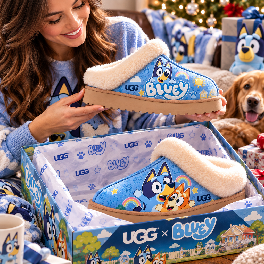Premium BLU Fur Lined Slippers PDL