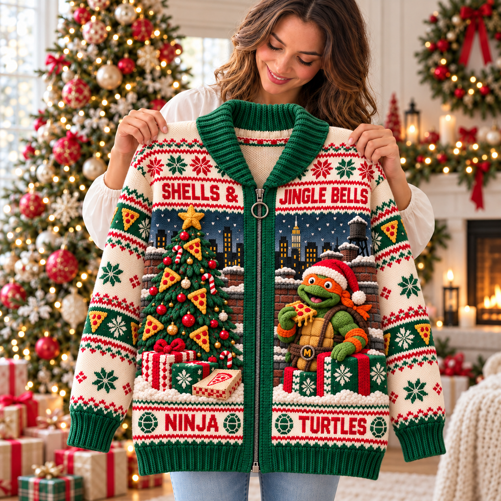 NJT WOOL ZIP CARDIGAN NPL