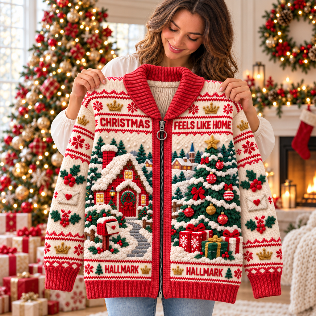 HMTV WOOL ZIP CARDIGAN NPL