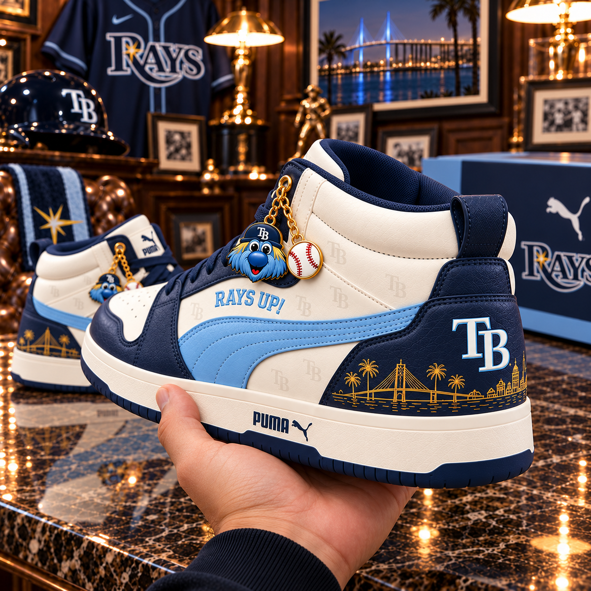 TPBR Premium Mid-Top Sneakers with Charms PNPA