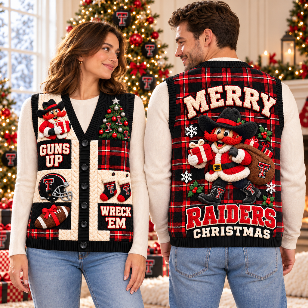 TTRR Premium Christmas Cardigan Vest TMH