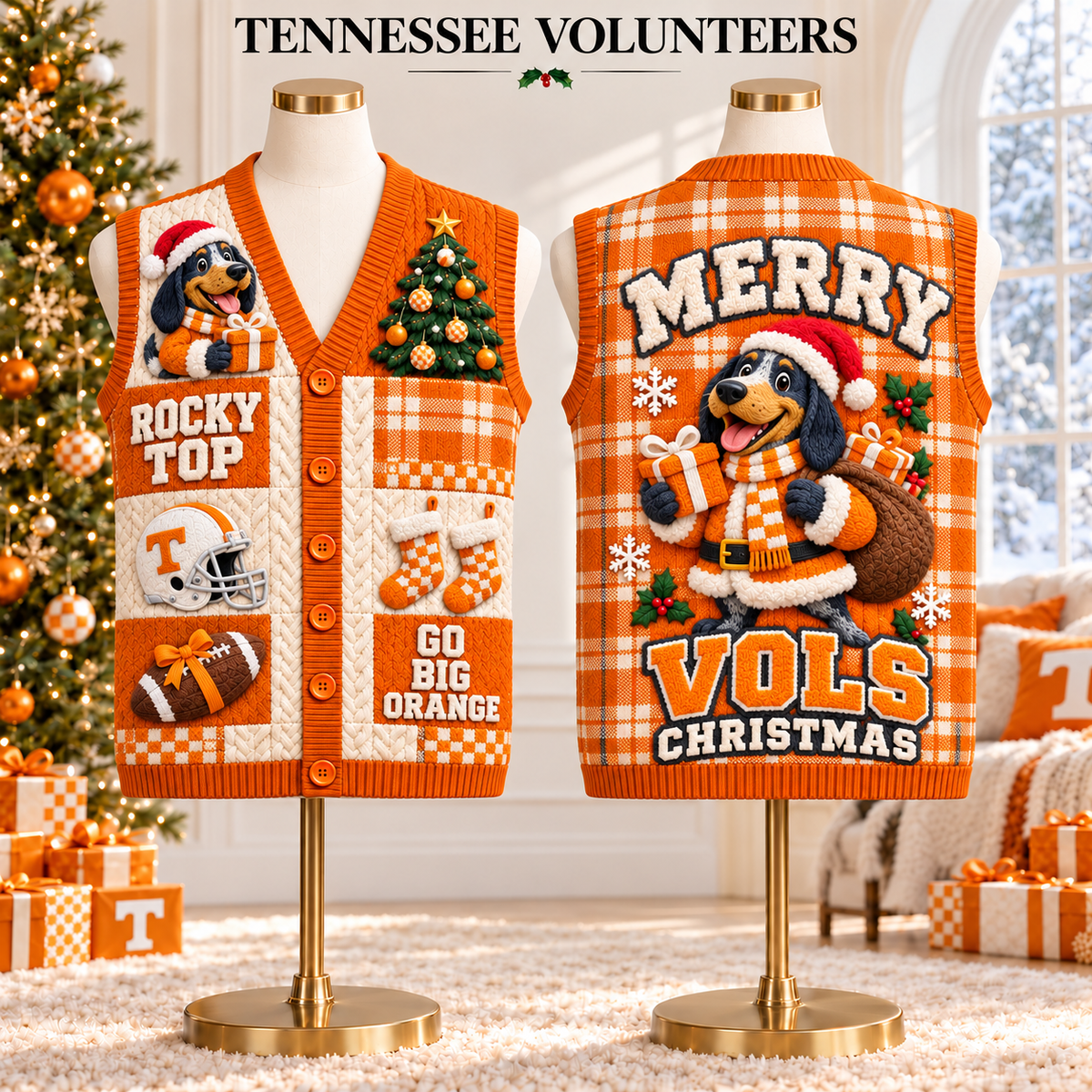 TVF Premium Christmas Cardigan Vest TMH