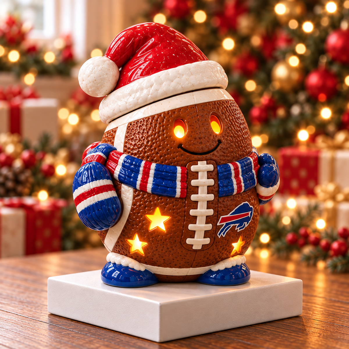 BFBL CHRISTMAS CERAMIC CANDLE HOLDER HQH 4