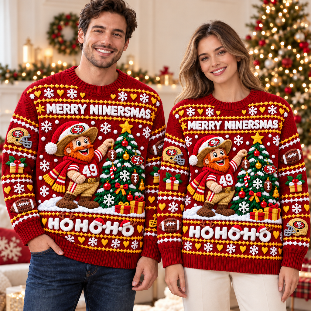 SF49 Premium 3D Christmas Sweater TMH