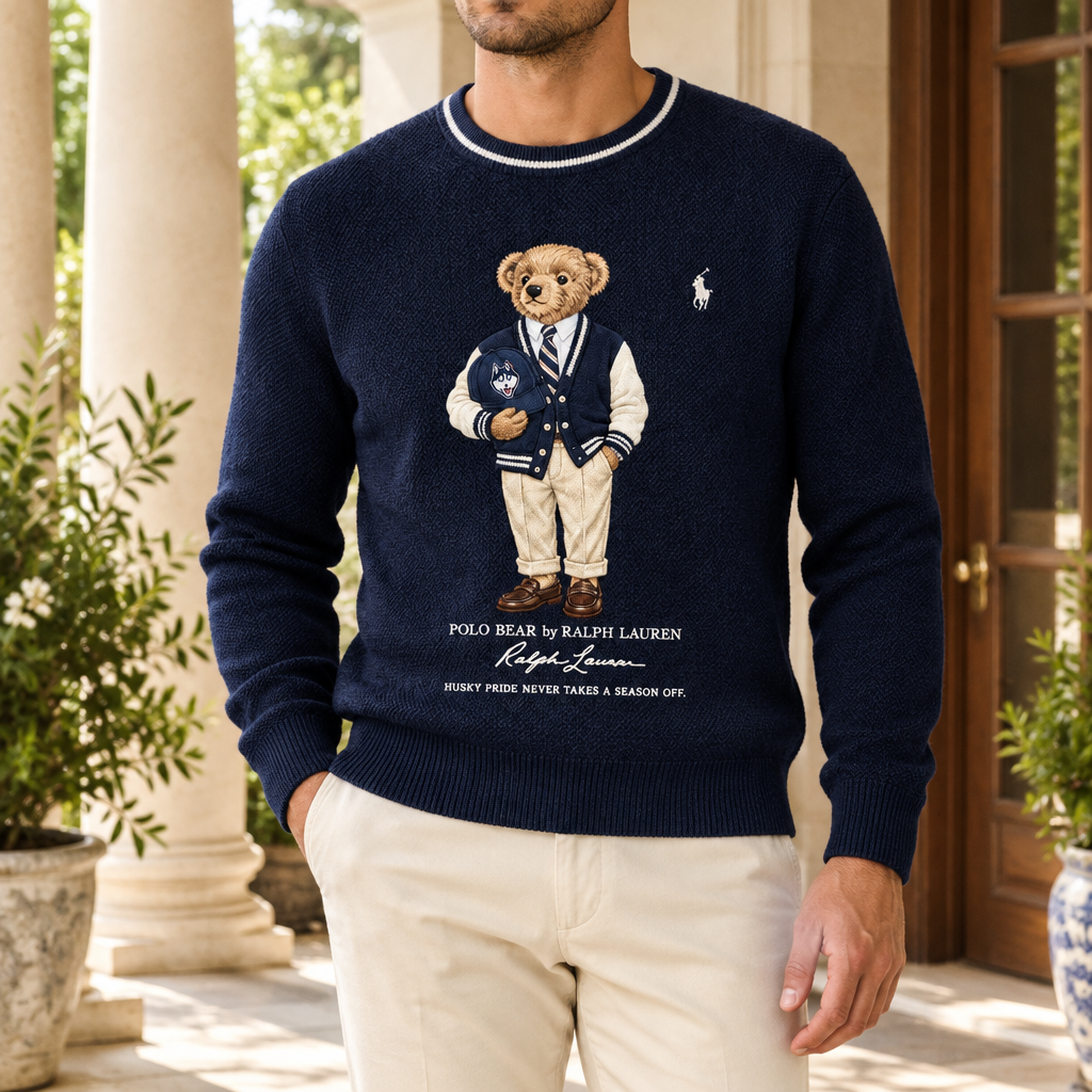 UCONN Huskies Premium Crewneck Sweater
