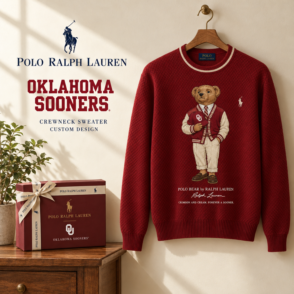 Oklahoma Sooners Premium Crewneck Sweater