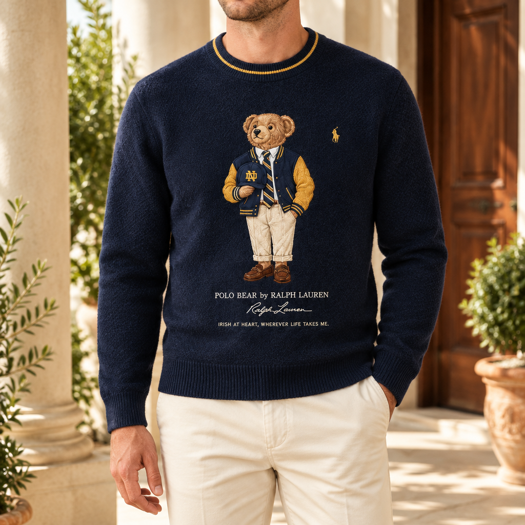 Notre Dame Fighting Irish Premium Crewneck Sweater
