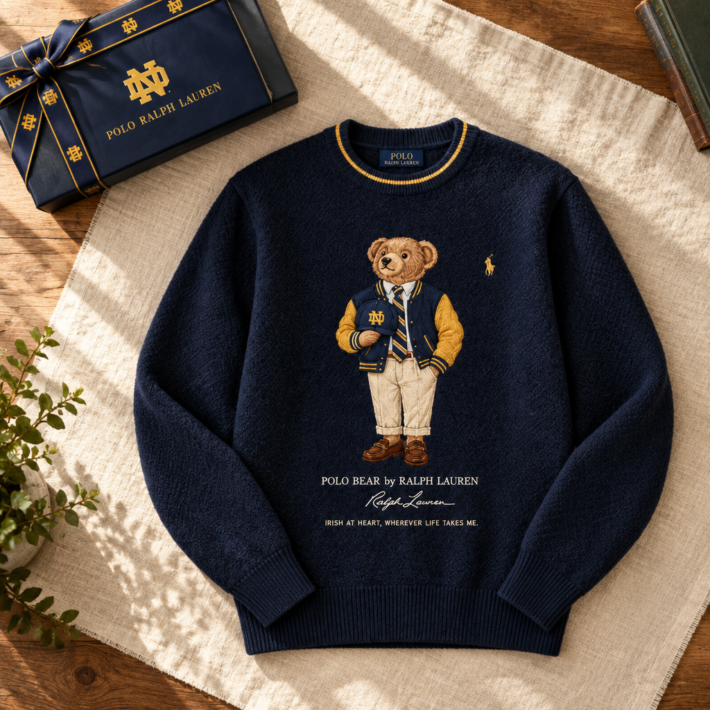 Notre Dame Fighting Irish Premium Crewneck Sweater