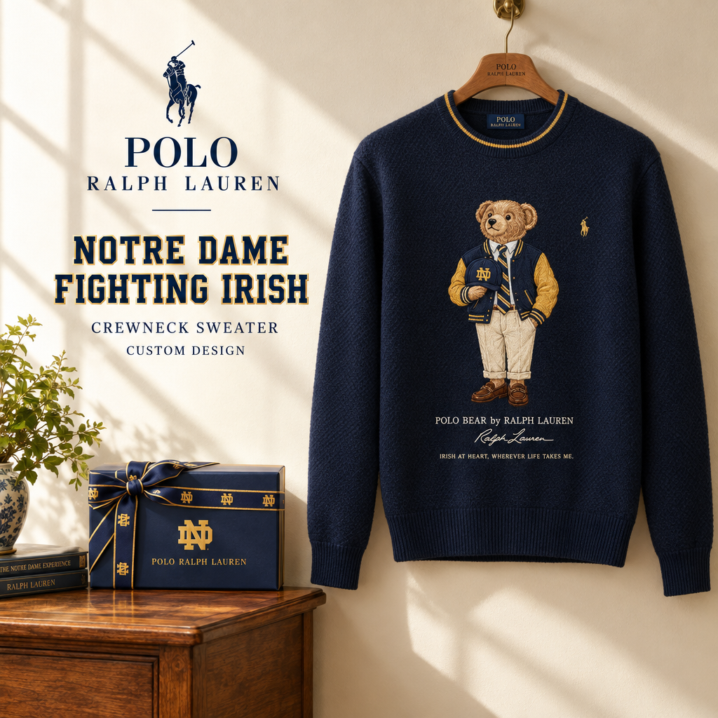 Notre Dame Fighting Irish Premium Crewneck Sweater