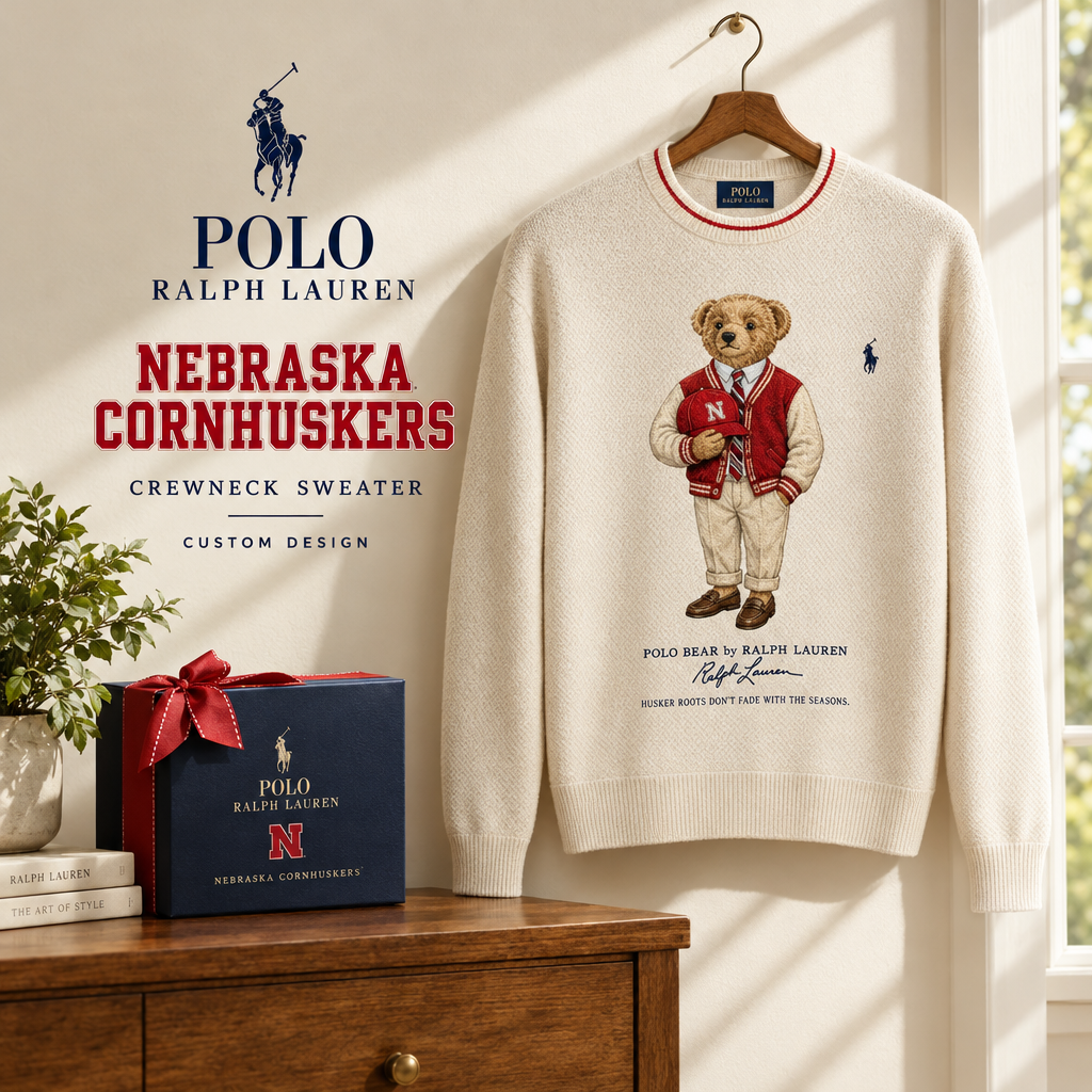 Nebraska Cornhuskers Premium Crewneck Sweater