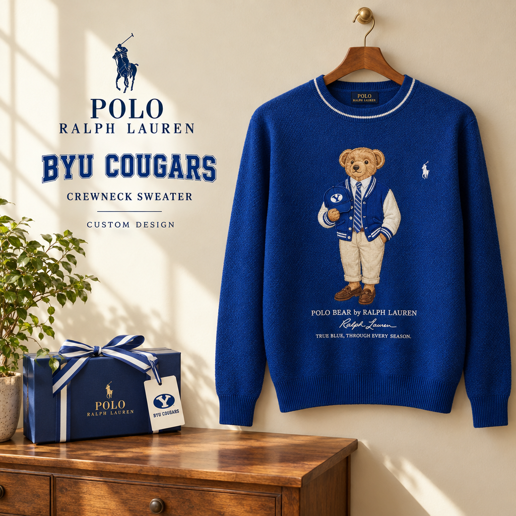 BYU Cougars Premium Crewneck Sweater