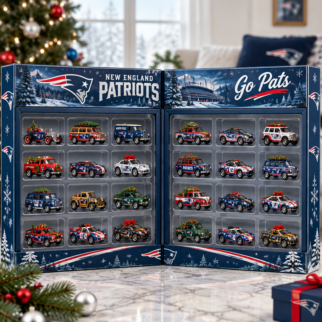 New England Patriots Premium Mini Car Advent Calendar