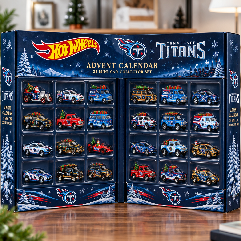 Tennessee Titans Premium Mini Car Advent Calendar