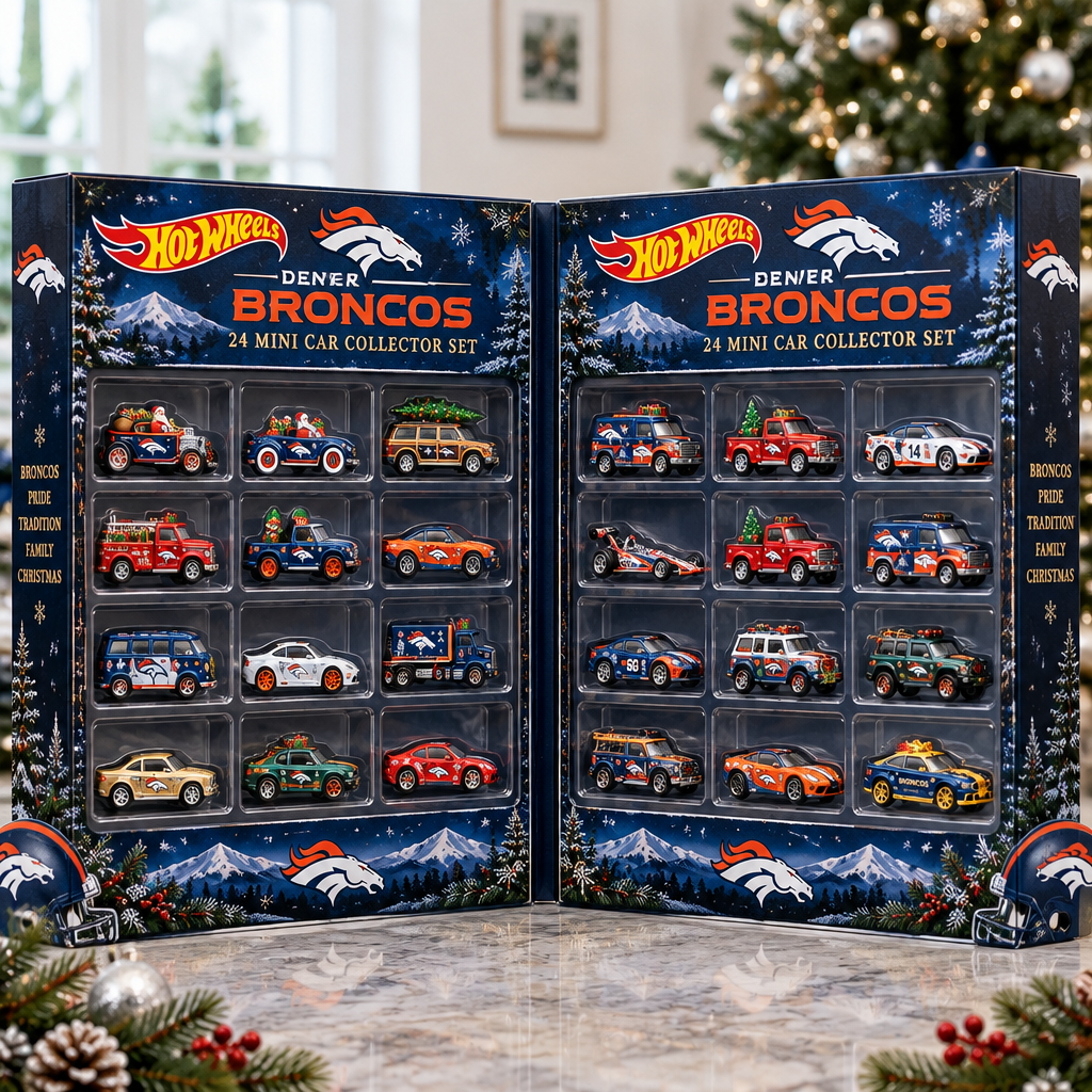 Denver Broncos Premium Mini Car Advent Calendar
